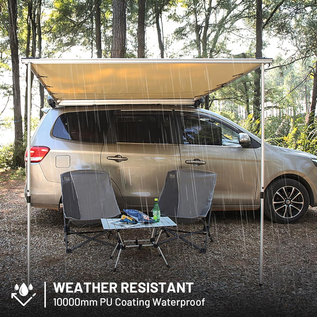 Auvent de voiture étanche de 2,4 m x 2 m pour camping-cars et camions