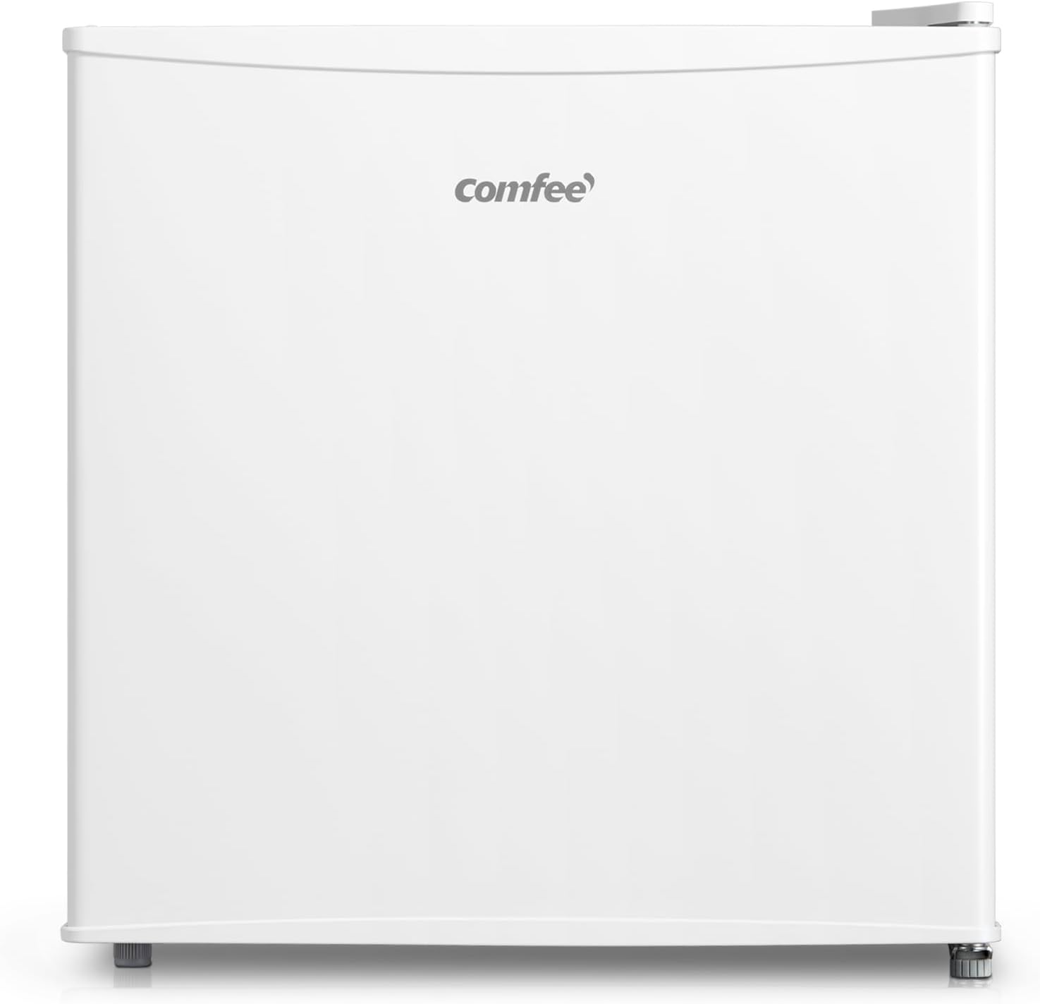 Comfee' RCD50WH2(E) Mini Réfrigérateur/Glacière 43L avec Compartiment Congélateur/Petit Réfrigérateur pour Chambre et Bureau/Refroidissement Rapide dans le Refroidisseur/Contrôle de Température/Blanc