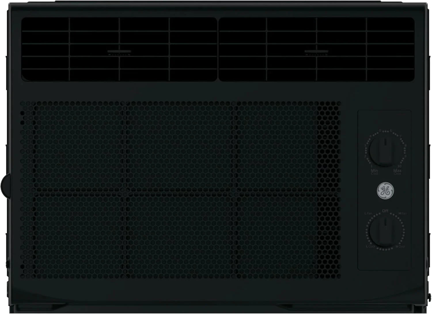 Climatiseur de fenêtre GE, 5 000 BTU pour petites pièces jusqu'à 150 pi² avec ventilateur réglable manuellement et réglages de refroidissement