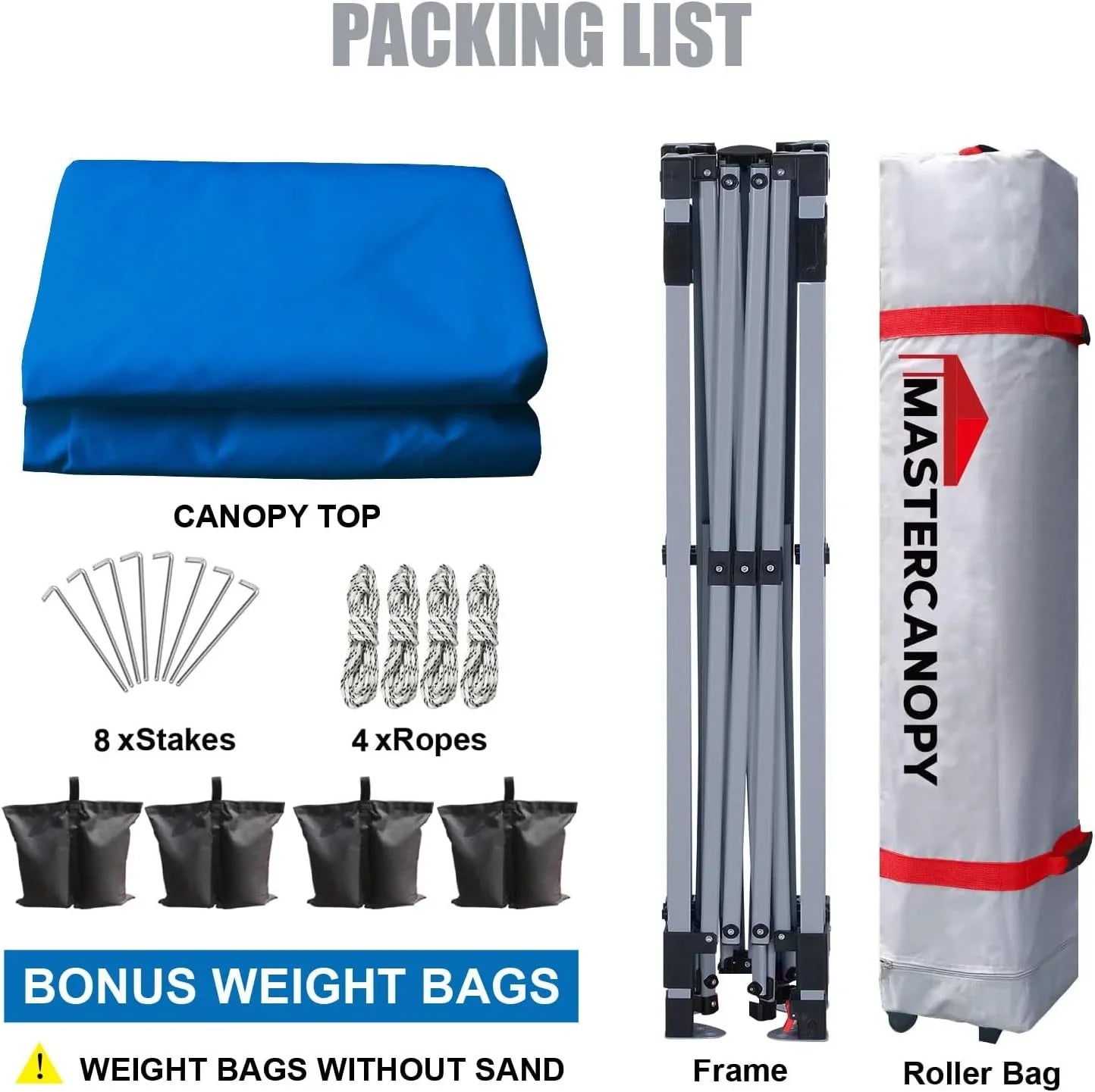 Tente pop-up robuste avec sac à roulettes (10 x 10, noir)