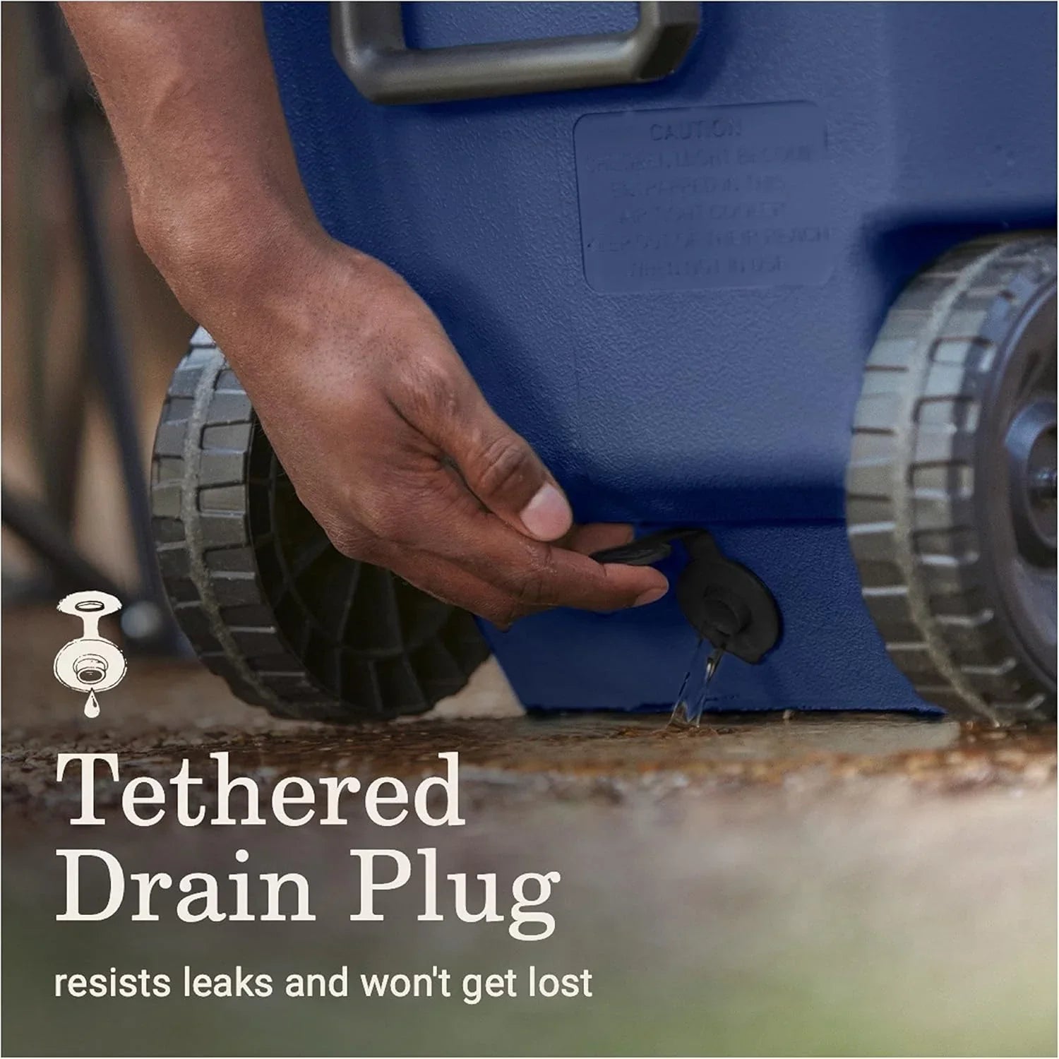 Glacière portable isotherme à roulettes Coleman, glacière rigide d'extérieur étanche, conserve la glace jusqu'à 5 jours, 100 litres