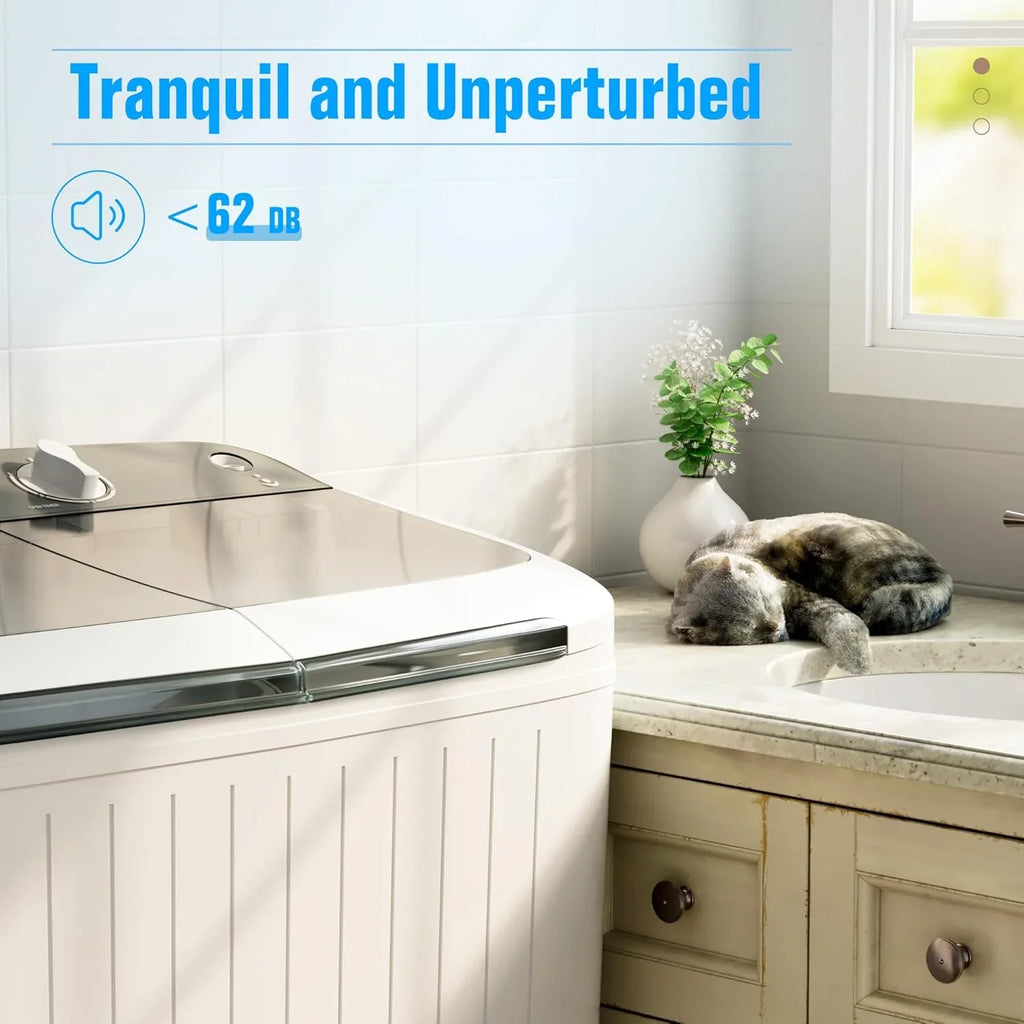 Machine à laver portable INTERGREAT, 16 lb, double cuve