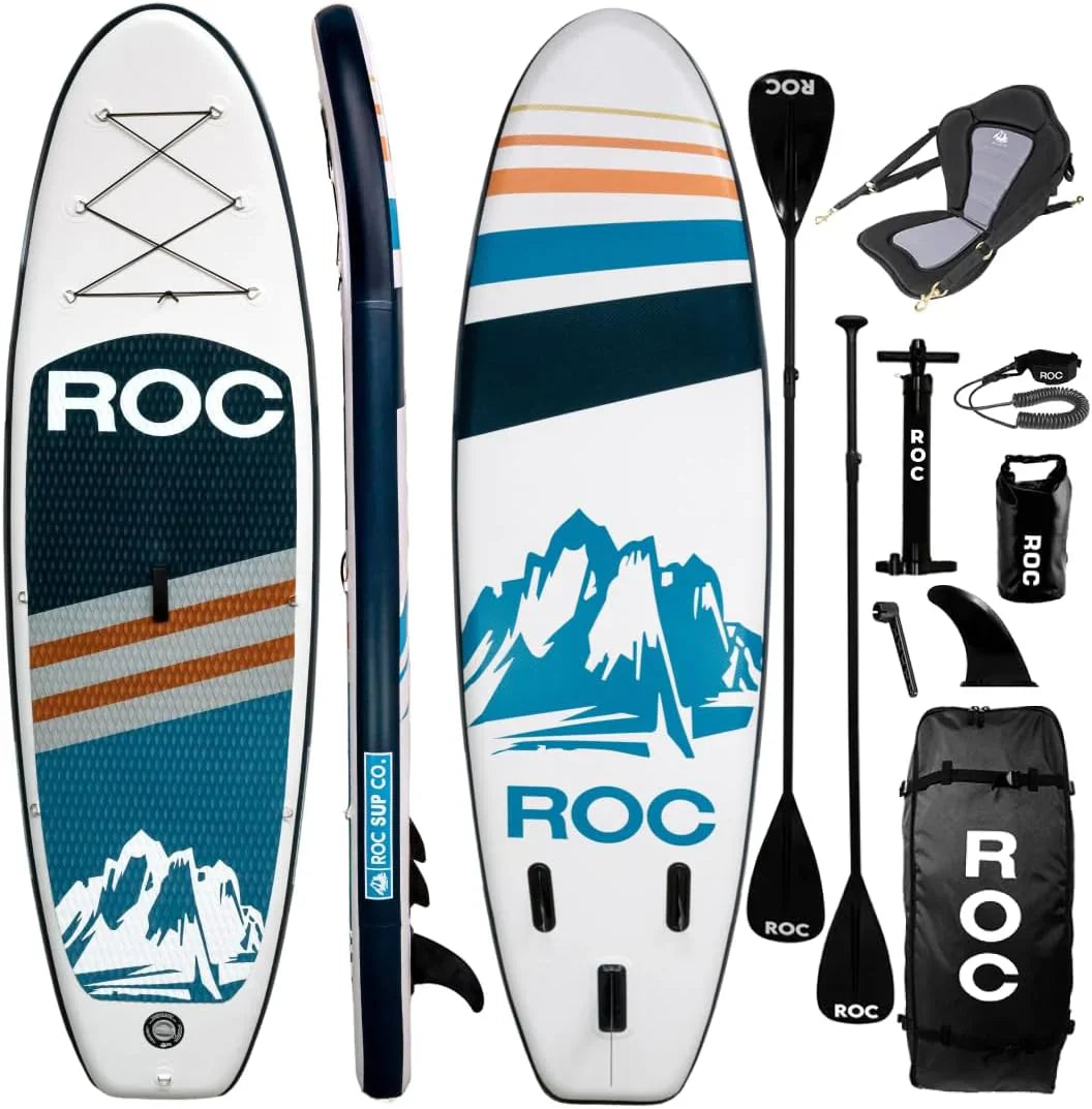 Planche de stand-up paddle gonflable ROC, accessoires de planche SUP paddle de haute qualité