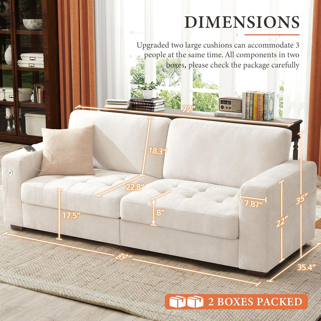 Canapé modulaire moderne en forme de U de 146 pouces d'ihanherry