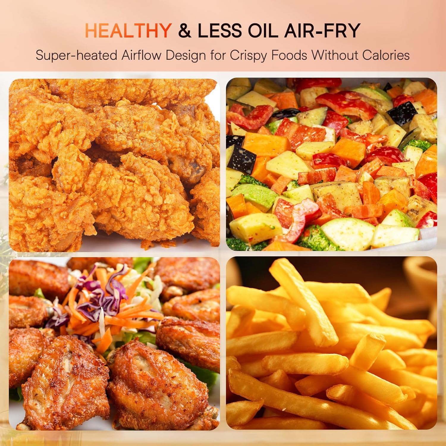 La friteuse à air/four Nuwave Brio 15,5 Qt réchauffe, cuit et déshydrate rapidement les aliments