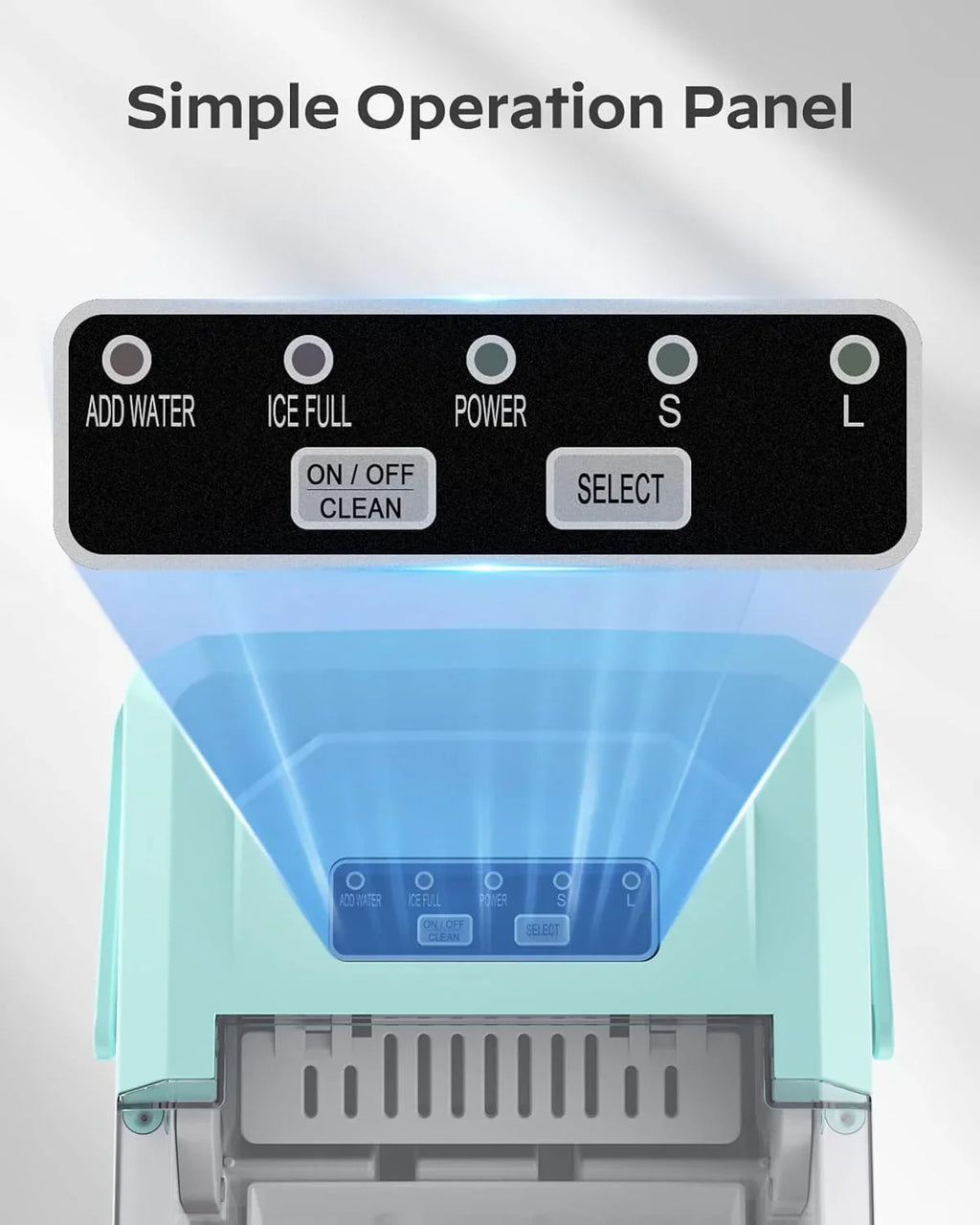 Machine à glace à mâcher Silonn avec fonction autonettoyante