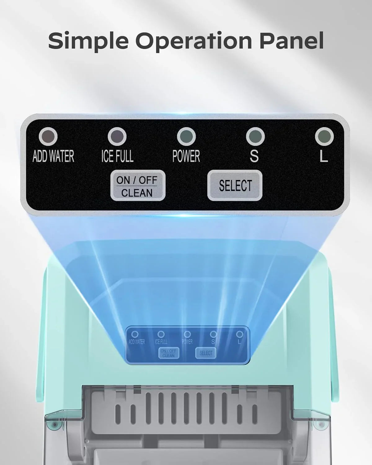 Machine à glace à mâcher Silonn avec fonction autonettoyante