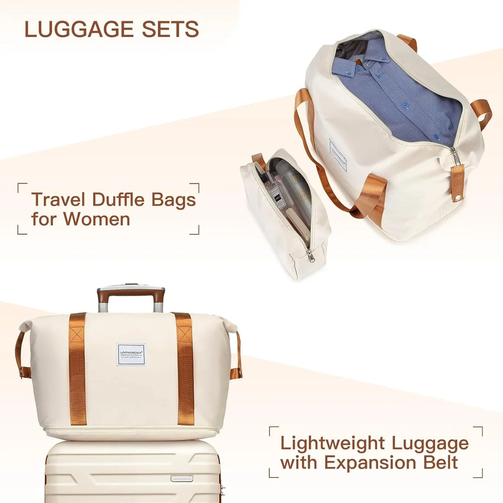 Ensemble de bagages à main légers et extensibles à coque rigide de 6 pièces