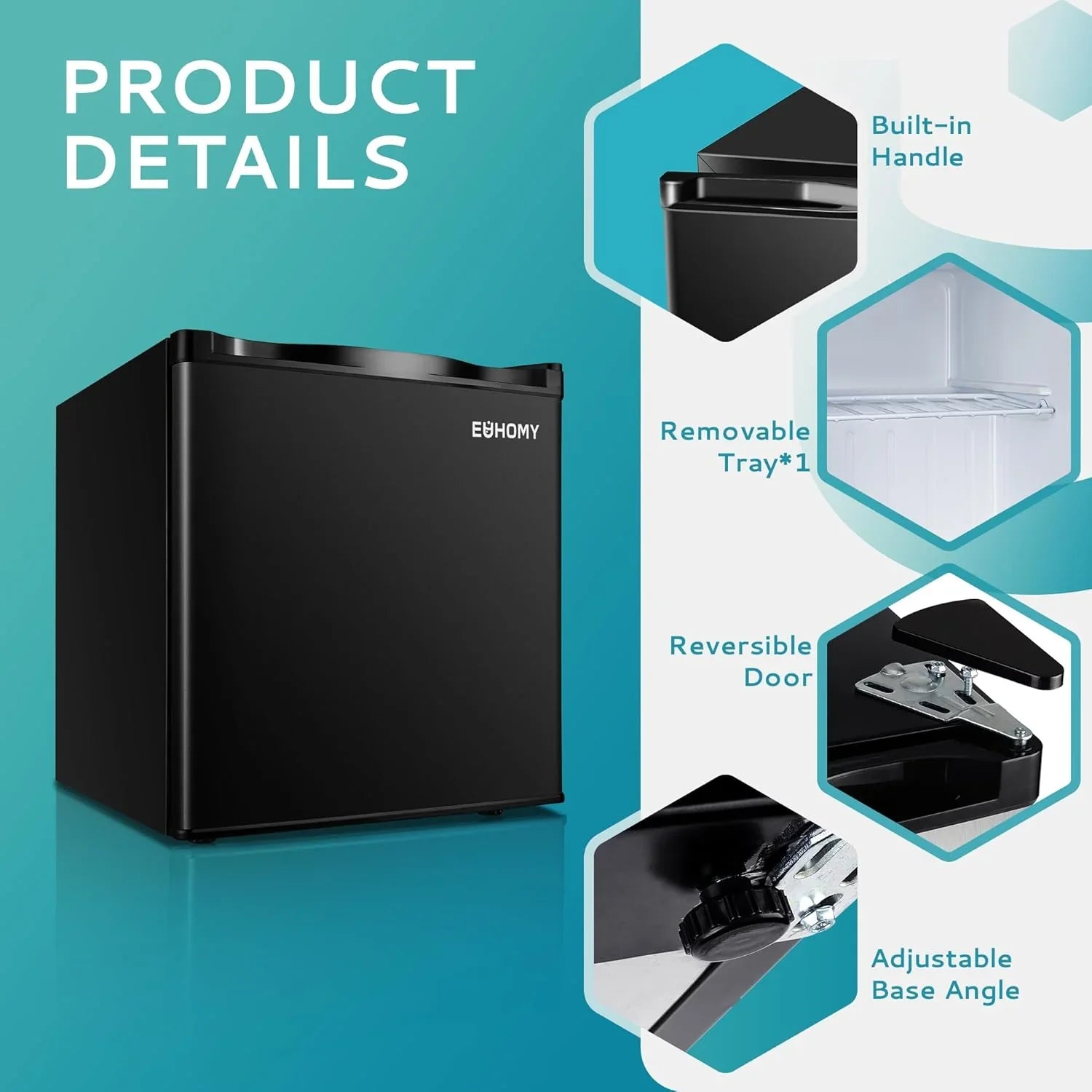 Congélateur vertical, 3,0 pieds cubes, mini-congélateur compact à une porte