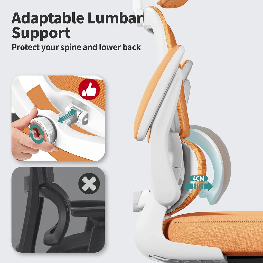 Chaise de bureau ergonomique TRALT, 150 kg, chaise de jeu à domicile avec roulettes