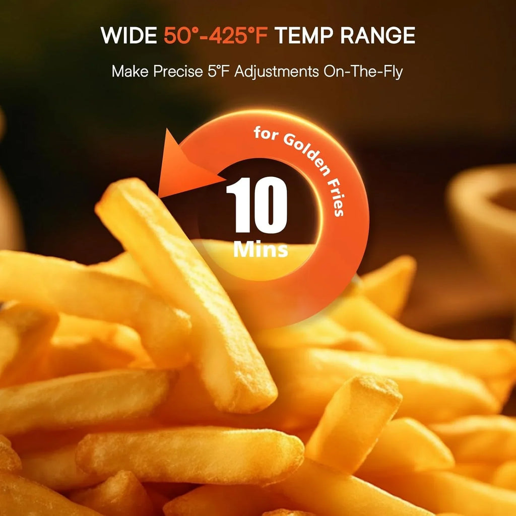 La friteuse à air/four Nuwave Brio 15,5 Qt réchauffe, cuit et déshydrate rapidement les aliments