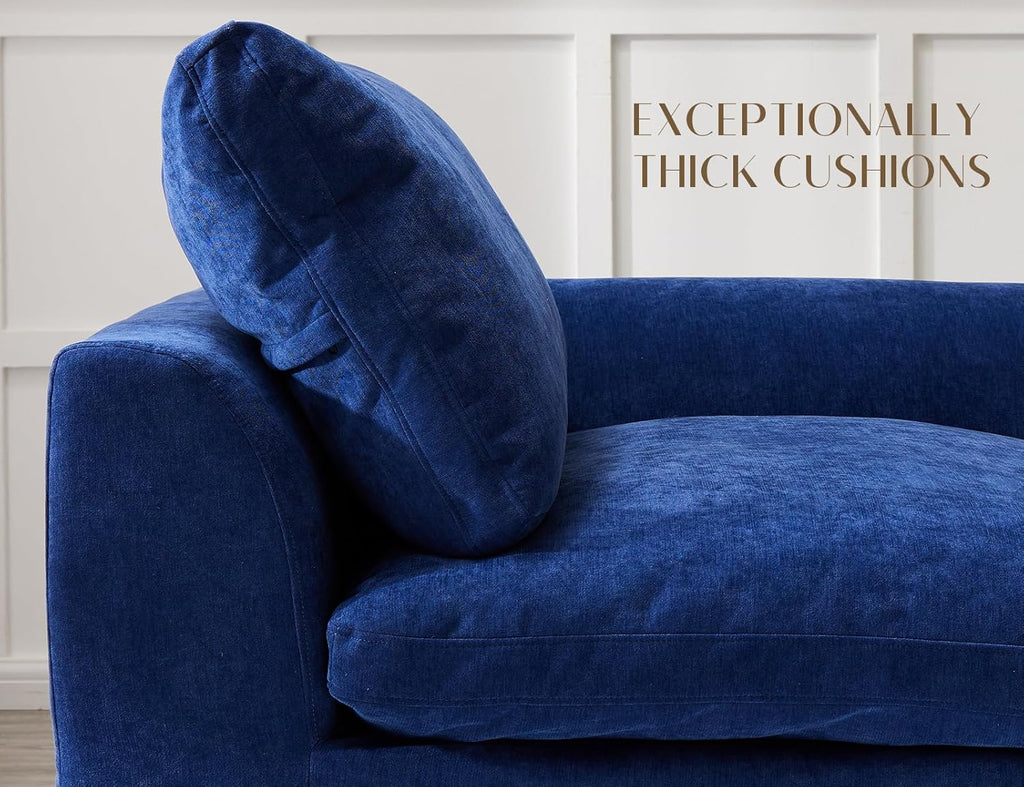 Canapé sectionnel Cloud de 110 pouces pour le salon, canapé convertible en L, canapé sectionnel 3 places