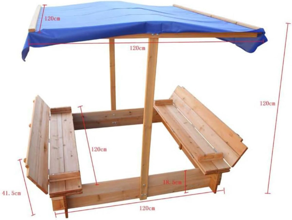 Place du Marché Bac à sable Aire de jeux pour enfants Jardin junior Patio Bois