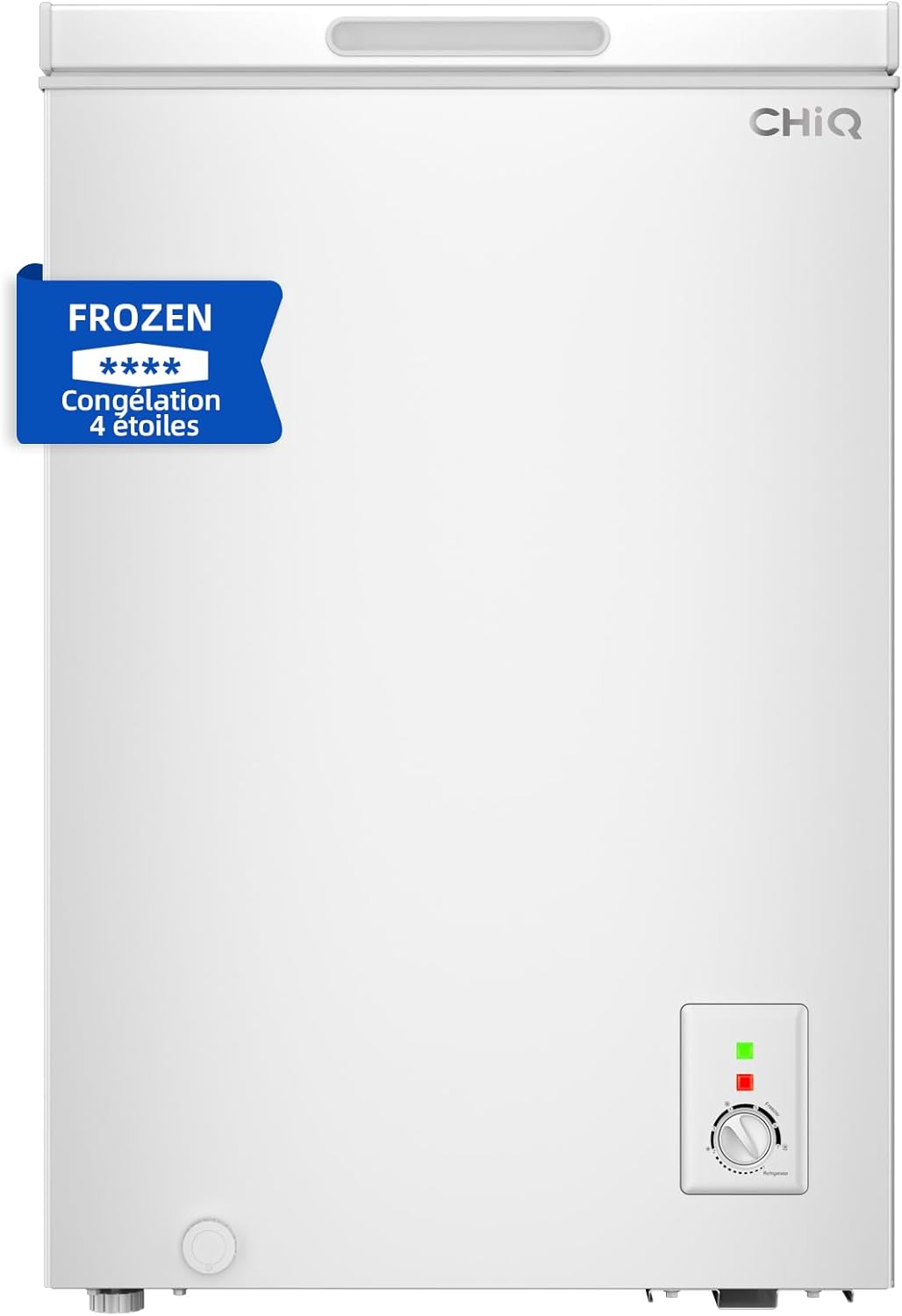 Congélateur vertical 99 L 54,5 x 47,6 x 83,5 cm Design compact Congélation 4 étoiles Contrôle constant de la température