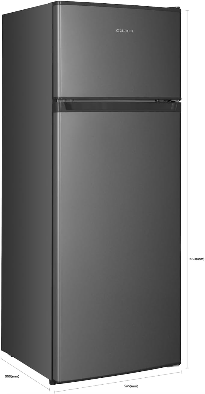 Réfrigérateur de table GEDTECH 85 L GTOP93BL avec compartiment congélateur - Classe E