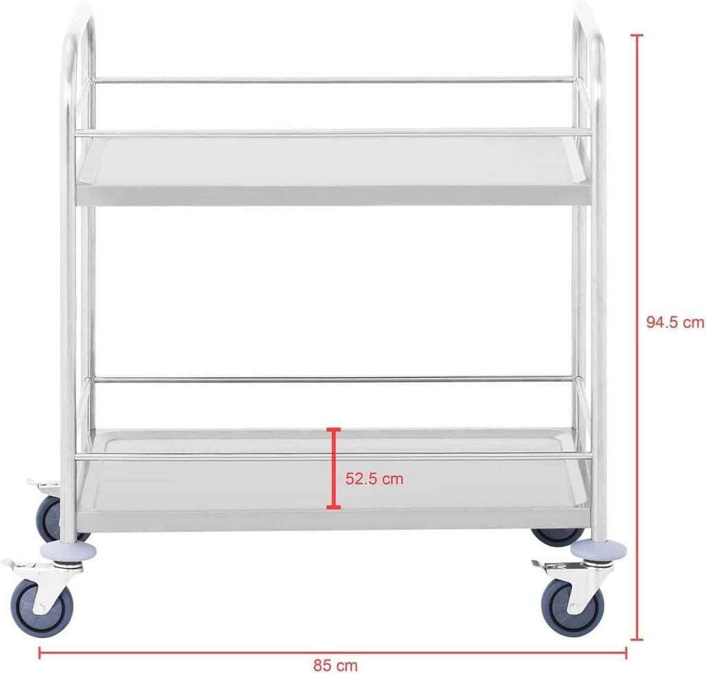 Royal Catering Chariot de cuisine RCSW 3 avec 3 étagères