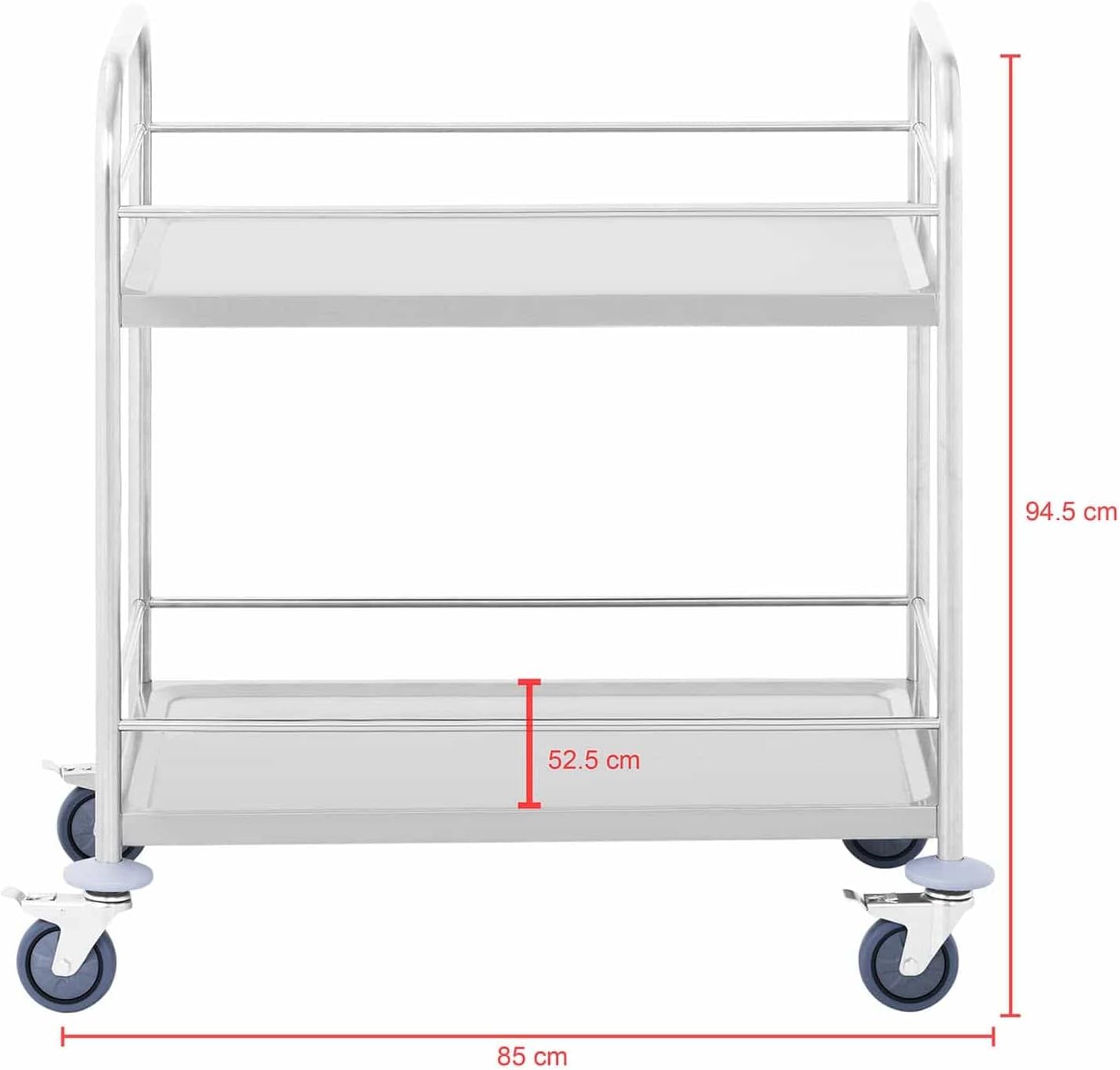Royal Catering Chariot de cuisine RCSW 3 avec 3 étagères