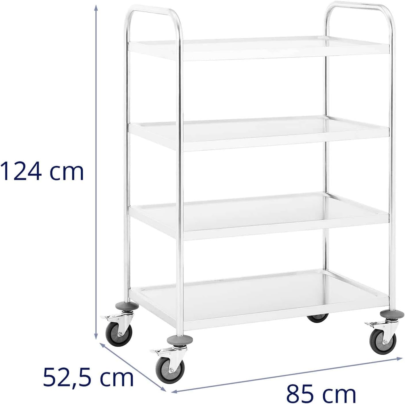 Royal Catering Chariot de cuisine RCSW 3 avec 3 étagères