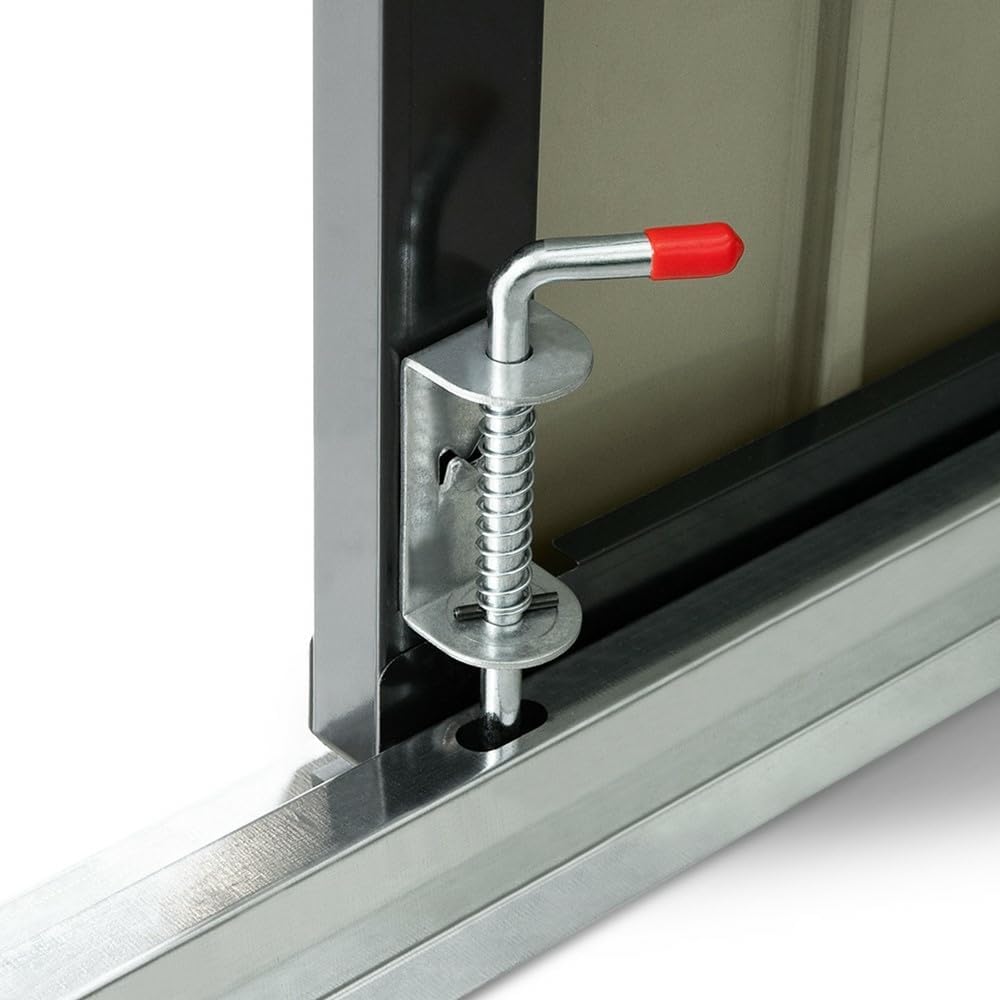 Abri de jardin en métal avec coffre de rangement pour vélos et outils - 210 x 130 x 105 cm