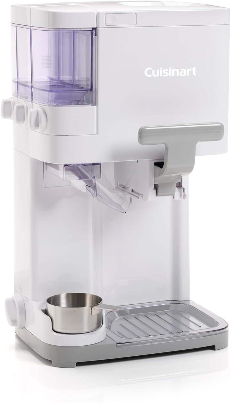 Sorbetière Cuisinart | Sorbetière, yaourt glacé, gelato, sorbet, sans produits laitiers | Distributeur de remplissage | Facile à utiliser | 1,42 L pour 6 portions | Prêt en 20 minutes | ICE48U