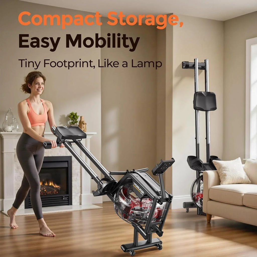 Rameur YOSUDA Home Magnet/Résistance à l'eau compatible Bluetooth et applications