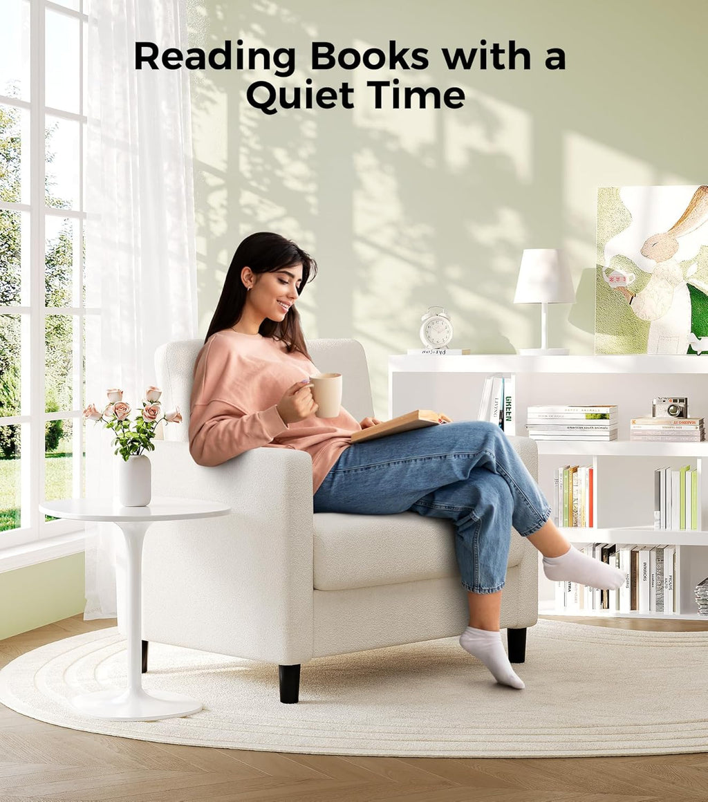 Causeuse de 51 pouces, causeuse confortable en velours côtelé