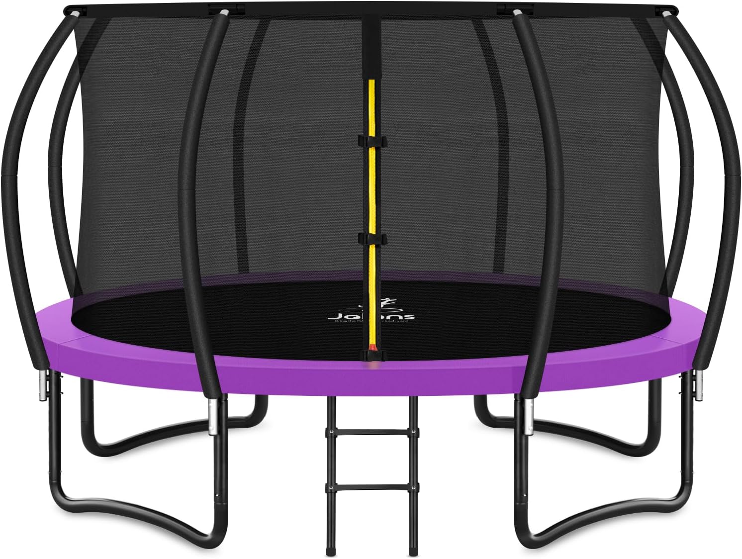 Trampoline Trampoline de loisirs avec filet de clôture et échelle, trampoline d'extérieur antirouille pour enfants et adultes