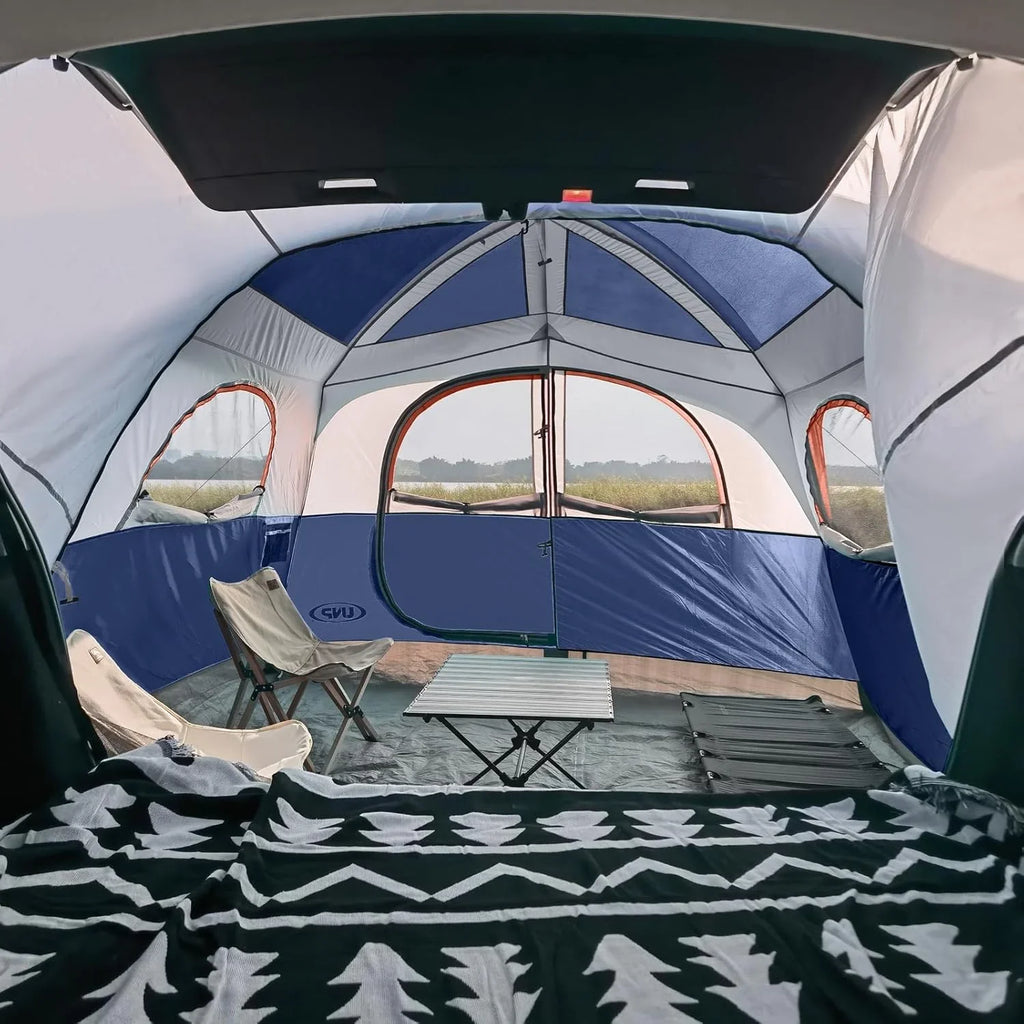 Tente de camping pour SUV, tente de hayon pour SUV 6 personnes - Facile à installer