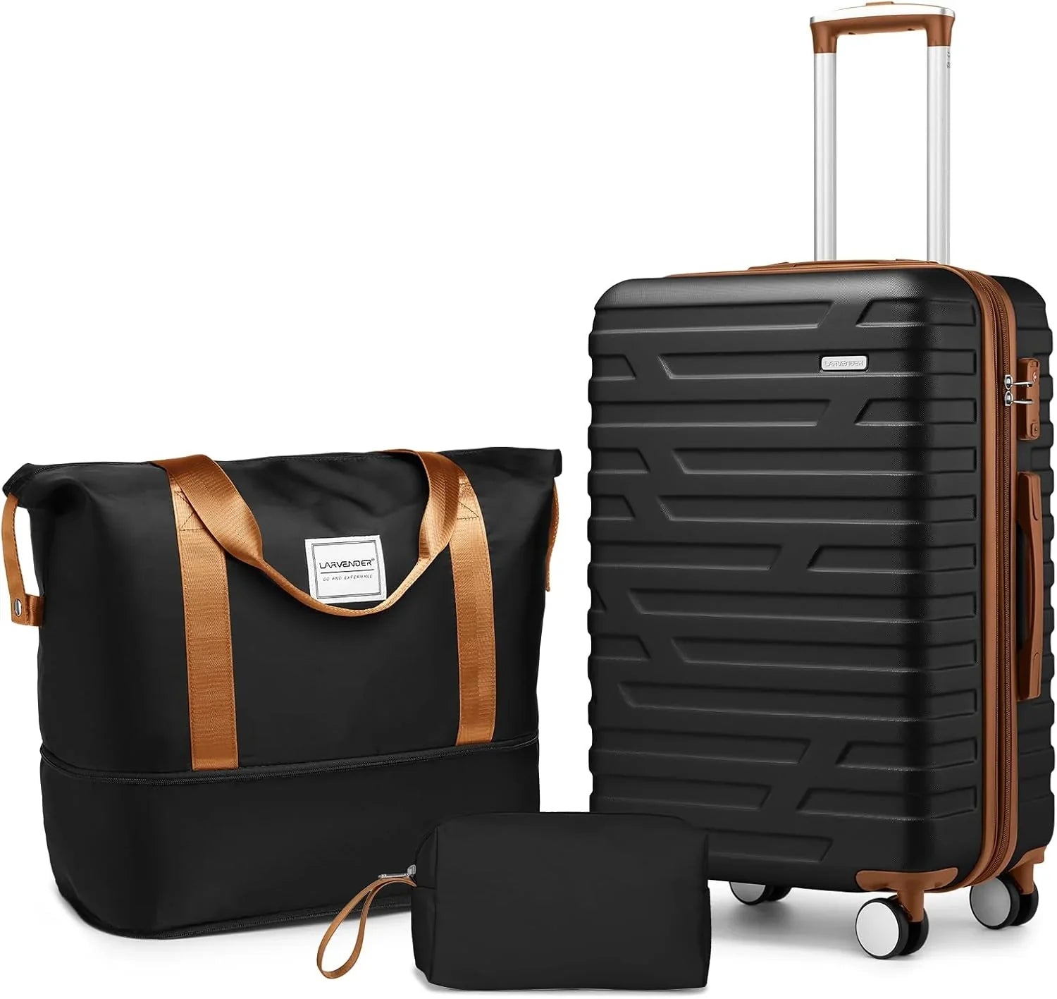 Ensemble de bagages à main légers et extensibles à coque rigide de 6 pièces