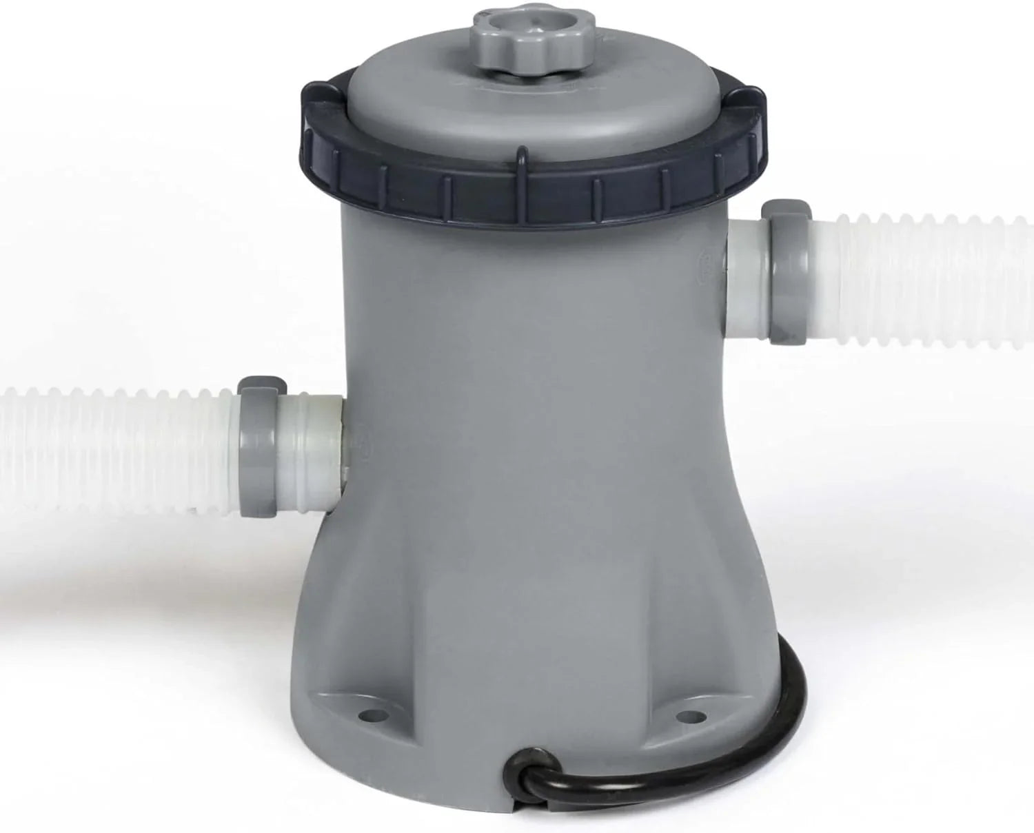 Piscine hors sol ovale Power Steel 4,3 m x 2,4 m x 100 cm | Comprend une pompe de filtration de 2070 litres, une échelle et un distributeur ChemConnect.