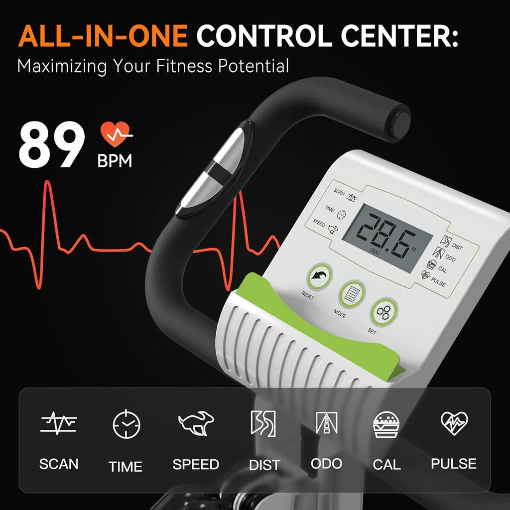 Vélo d'appartement pliable 5 en 1 pour usage domestique, vélo d'appartement d'intérieur