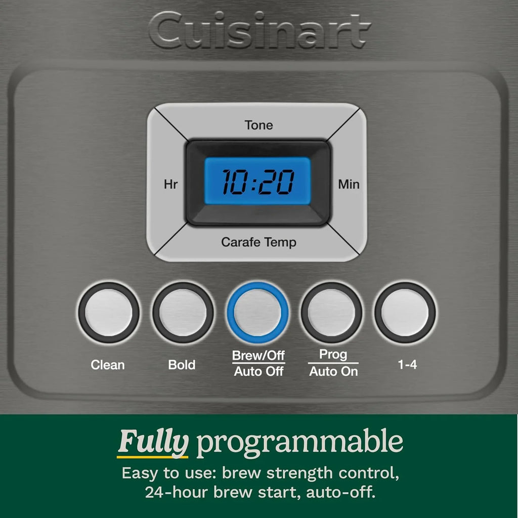 Cafetière Cuisinart DCC-3200P1 entièrement automatique avec contrôle de la force d'infusion