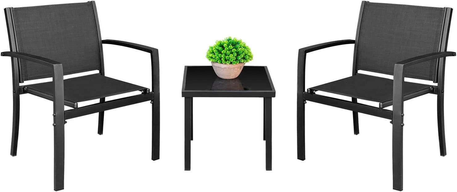 Ensemble de table à manger de patio Homall pour meubles d'extérieur