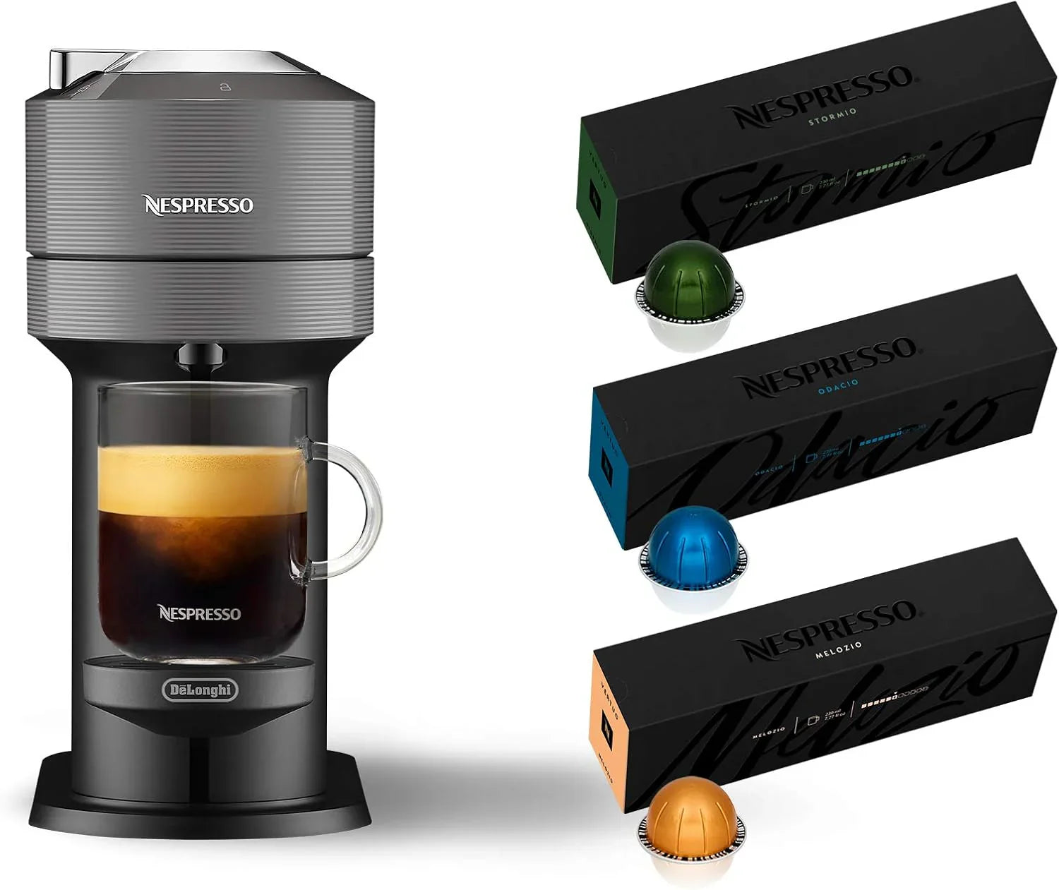 Nespresso Vertuo Next de De’Longhi – Machine à café et expresso blanche