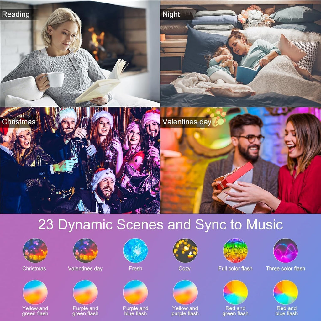 Spot LED encastré intelligent 12 W RGBCW à changement de couleur de 4 po avec boîte de jonction