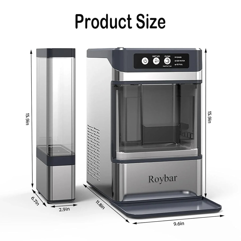 Machine à glaçons portable autonettoyante 41 lb/24 h avec réservoir d'eau amovible de 3 litres