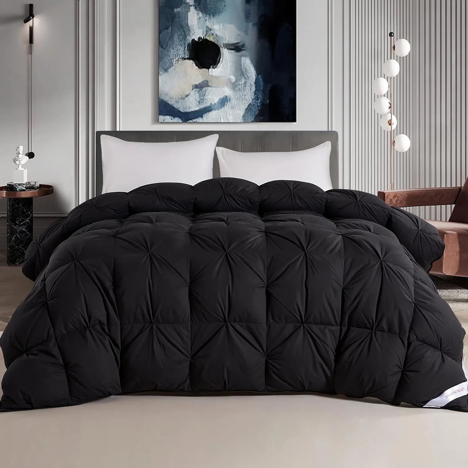 Couette en duvet de qualité supérieure avec design à cloisons 3D