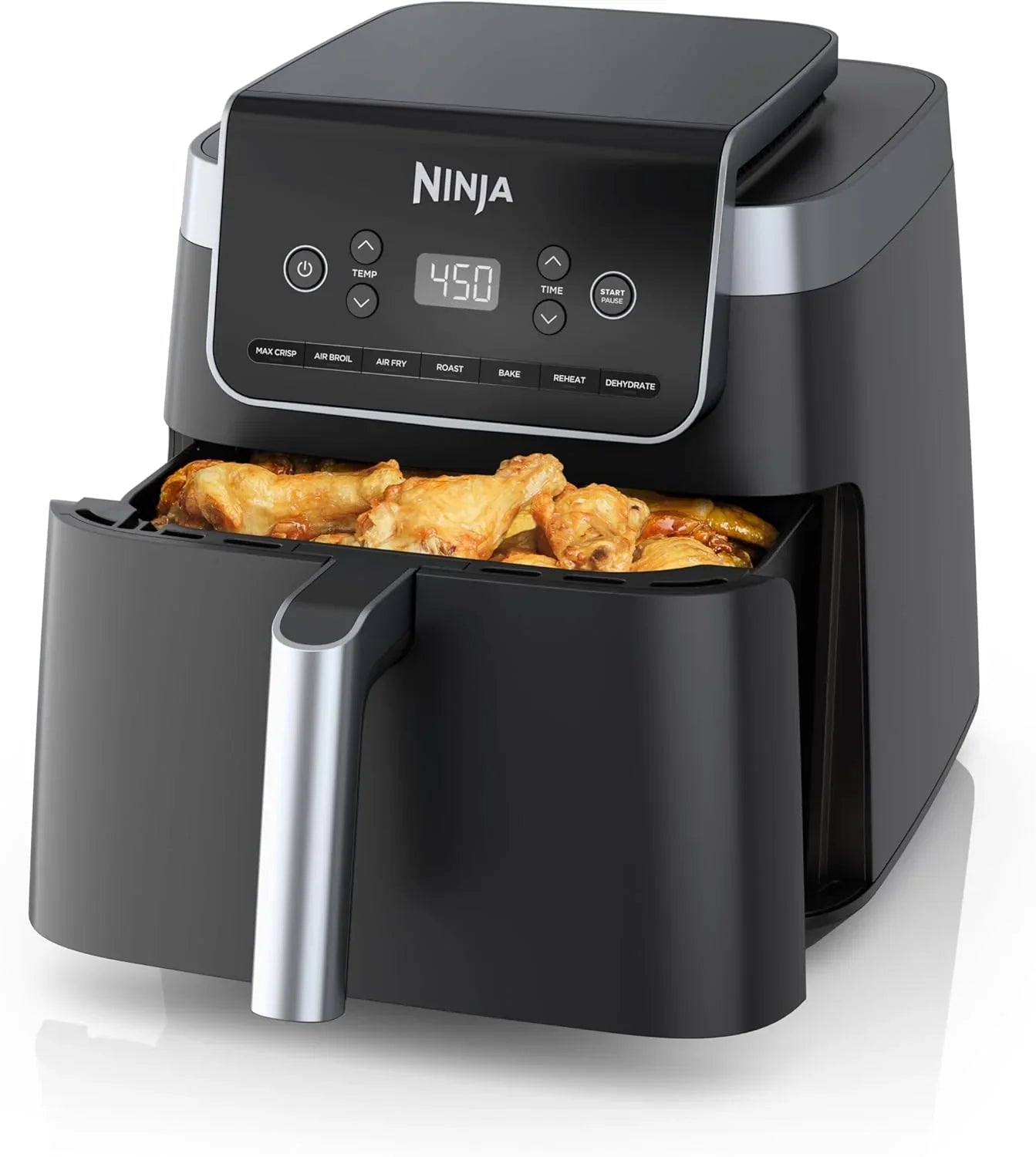 Friteuse à air Ninja Air Fryer Pro 5 pintes 4 en 1 qui fait frire, cuire, réchauffer et déshydrater à l'air