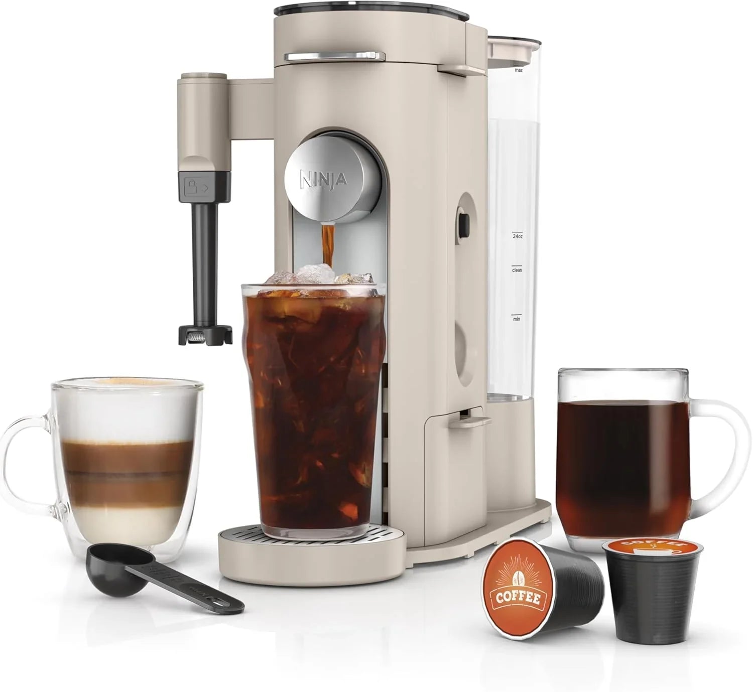 Cafetière Ninja à dose unique, réservoir de 1,6 l (56 oz)