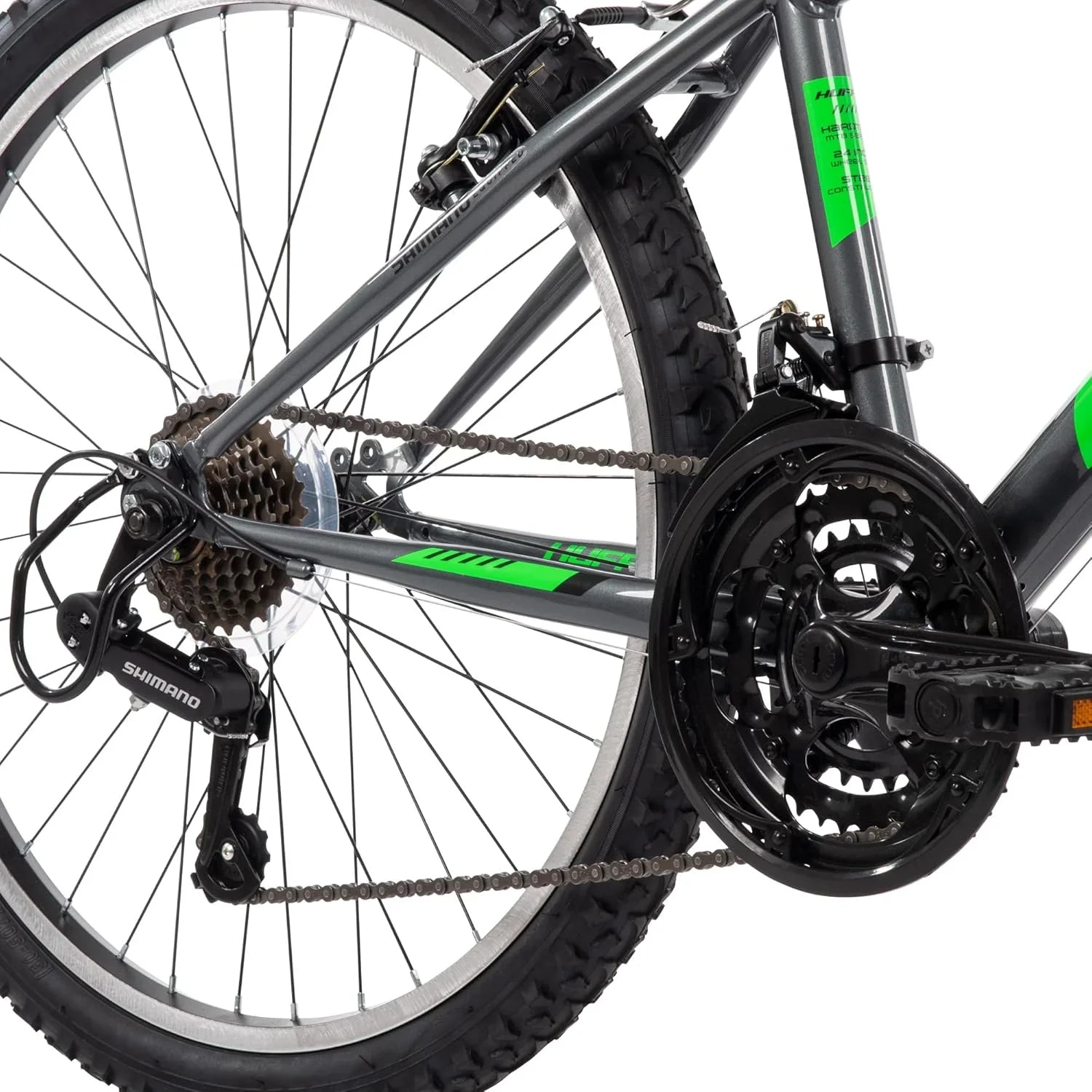 VTT semi-rigide Huffy Stone Mountain, pour garçons/filles/hommes/femmes, tailles 20"/24"/26"