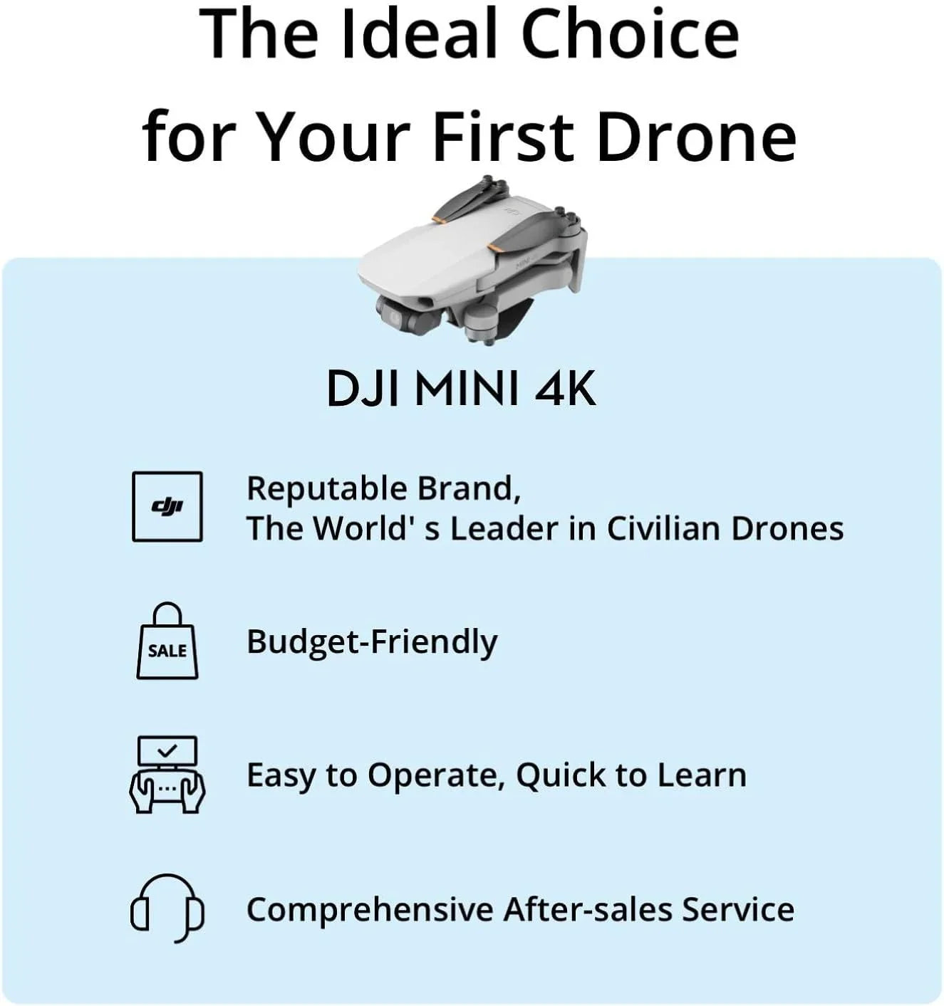Mini drone avec caméra 4K pour adultes, transmission vidéo 10 km, 4K Ultra HD