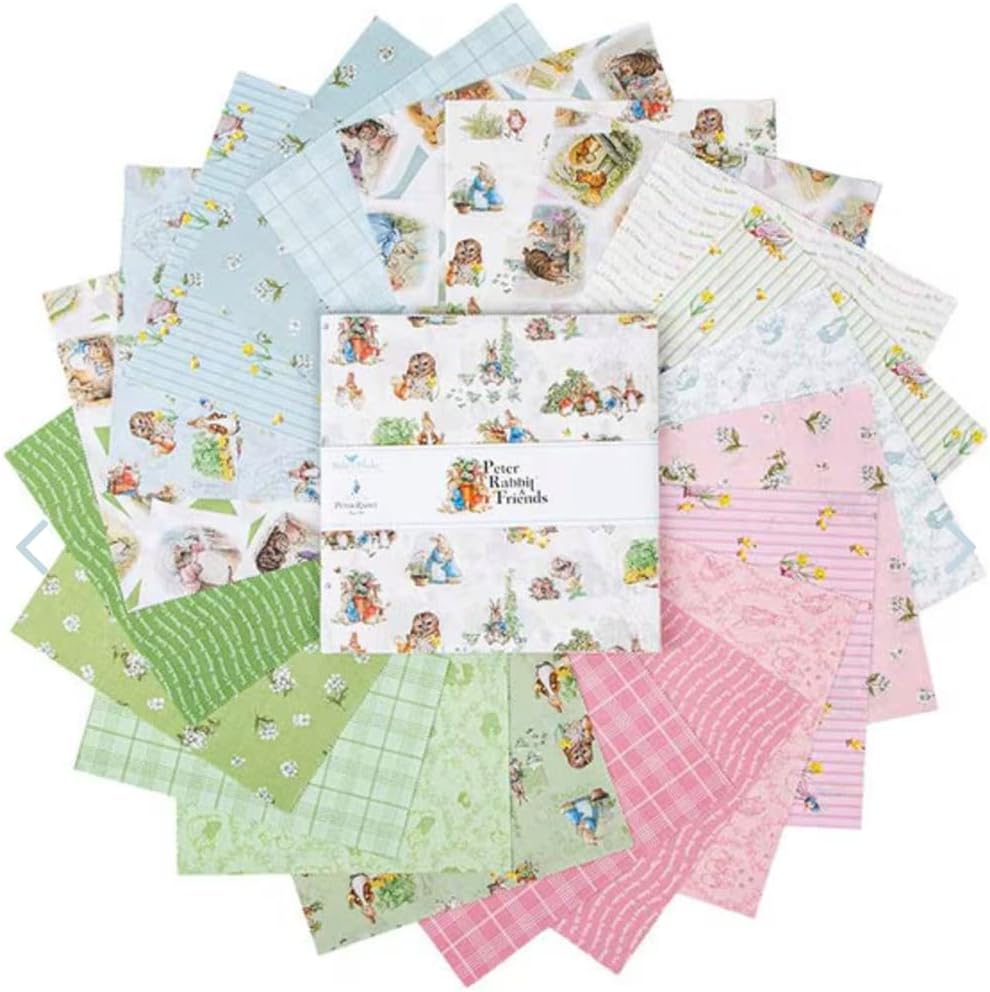 Collection Riley Blake Peter Rabbit and Friends, parfaite pour les projets de courtepointe, d'artisanat et de couture