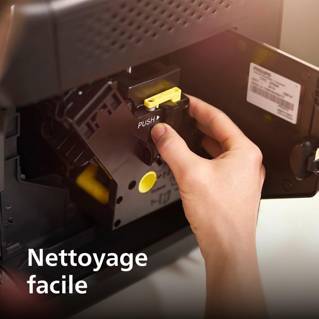 Philips Série 2200 Machine Expresso Automatique - 2 Boissons, Mousseur à Lait Classique, Écran Tactile, Broyeur Céramique, Aroma Seal, Noir Mat (EP2220/10)