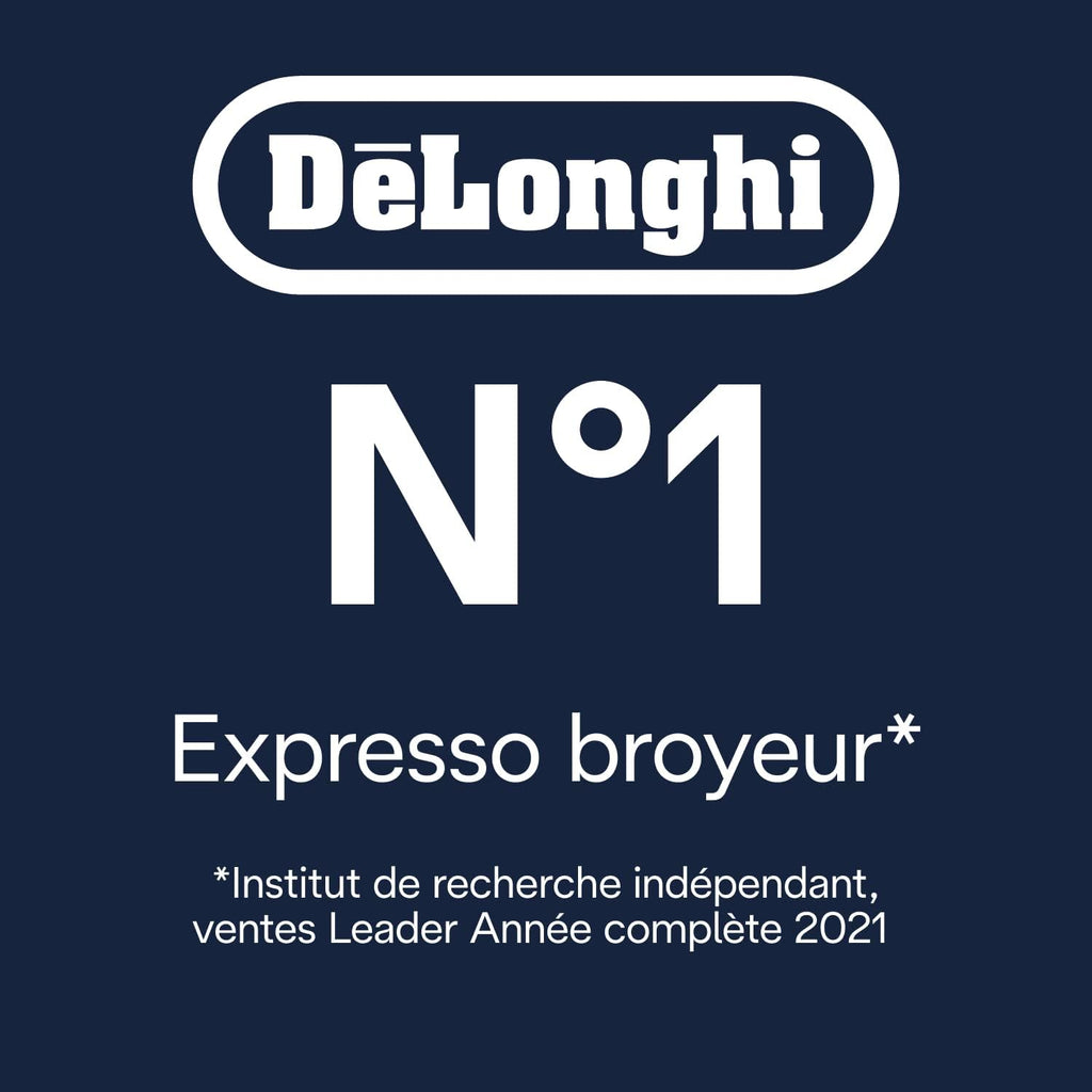 De'Longhi Magnifica S ECAM11.112.B  Machine à Café Automatique/ à Espresso du Grain à la Tasse Avec Buse à Lait, avec 4 Recettes à Touche Unique Panneau de Contrôle Soft-Touch 1450W