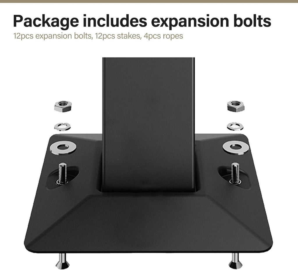 Tente pavillon d'extérieur améliorée à double toit, auvent imperméable UV50+ avec filet et crochets