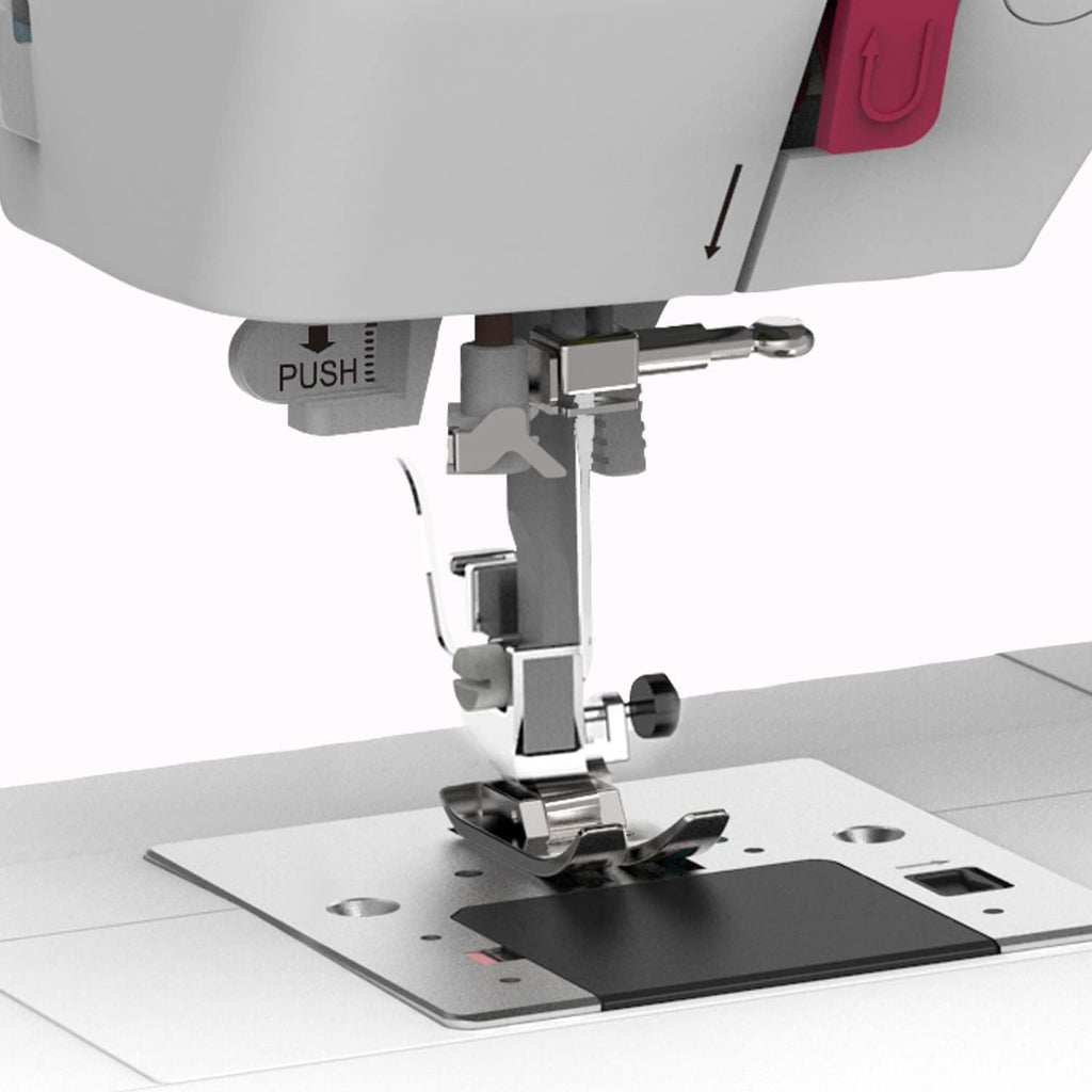 Bernette Sew&amp;GO8 computergestuurde naaimachine met 197 naaiprogramma's, vrije arm, multifunctioneel scherm, naaien, patchwork, quilten, wit 