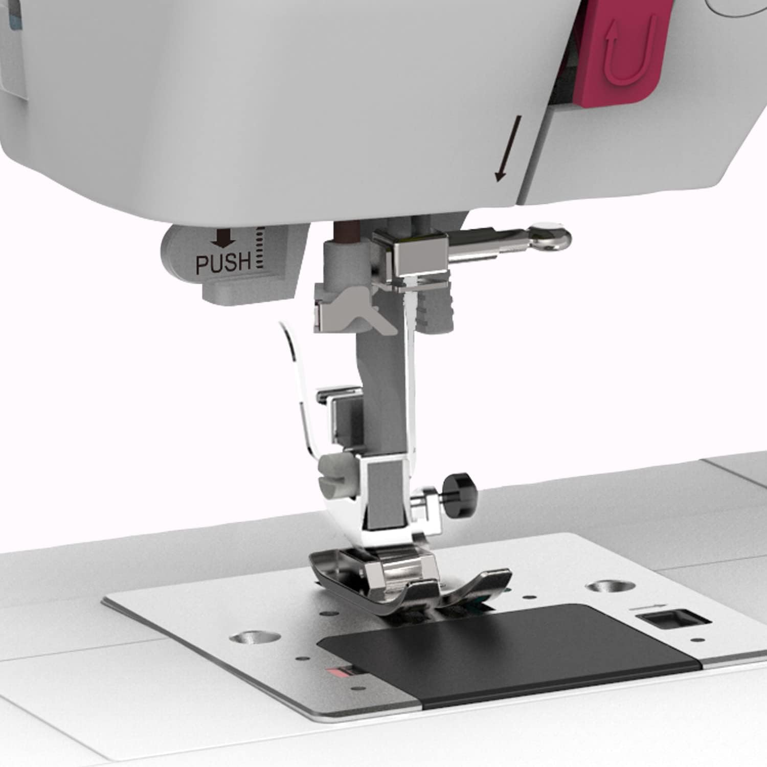 Bernette Sew&amp;GO8 computergestuurde naaimachine met 197 naaiprogramma's, vrije arm, multifunctioneel scherm, naaien, patchwork, quilten, wit 