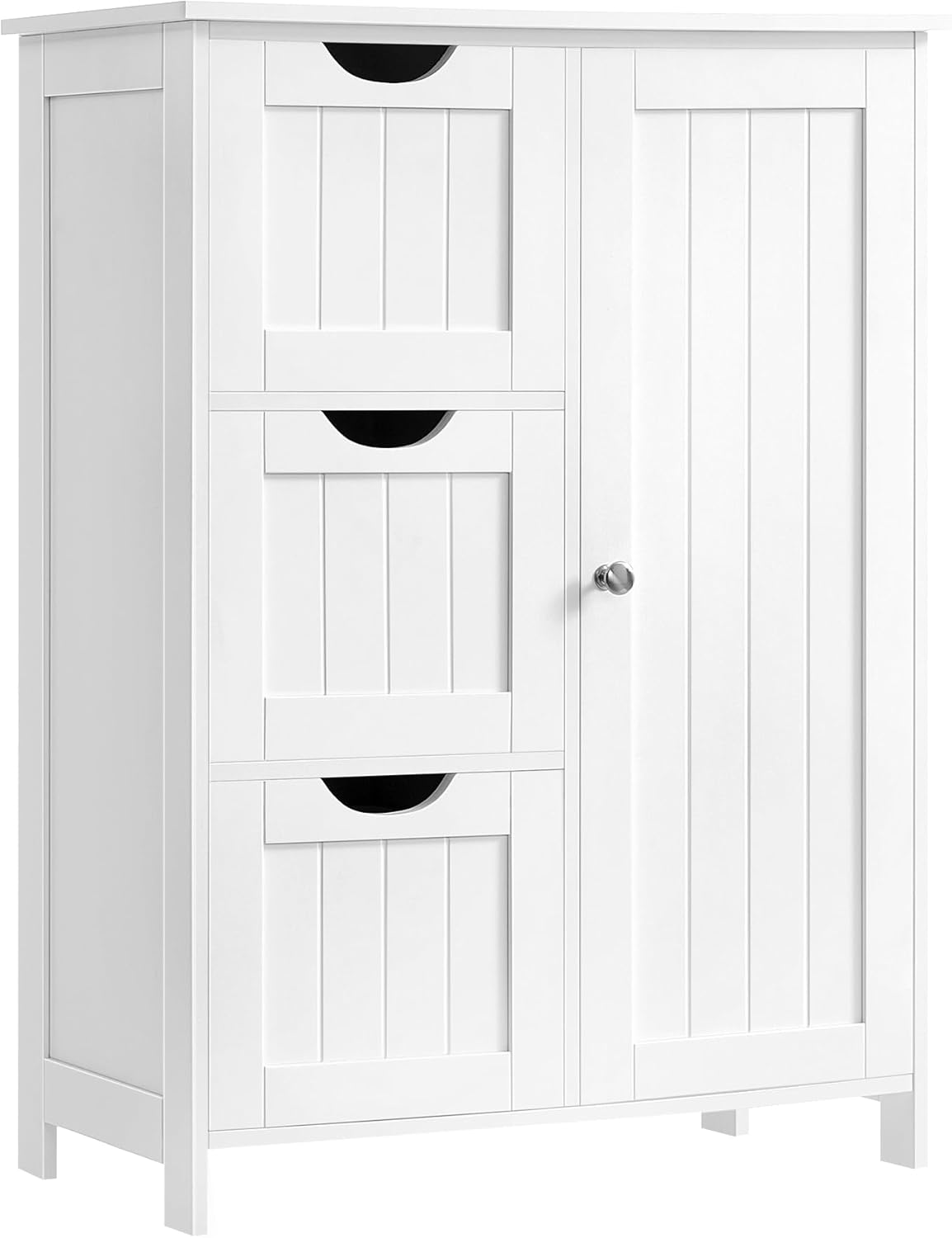 VASAGLE LHC041C02 Armoire de rangement pour salle de bain avec porte et étagères réglables