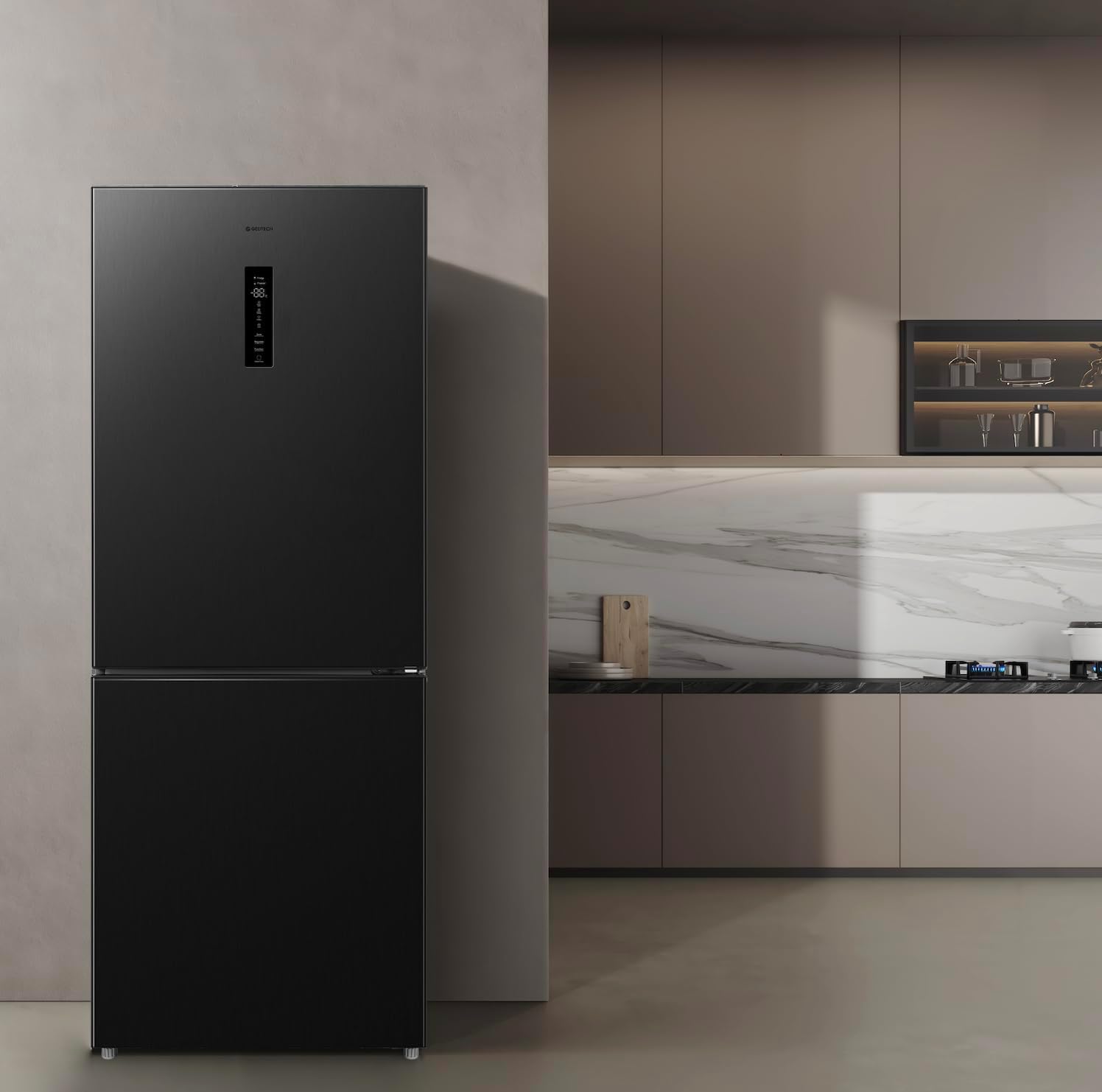 Réfrigérateur de table GEDTECH 85 L GTOP93BL avec compartiment congélateur - Classe E