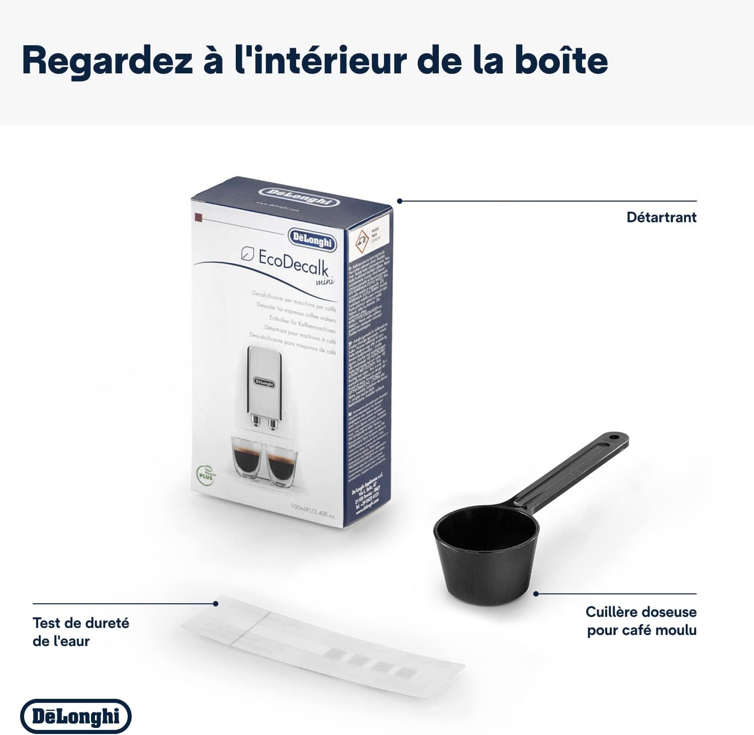 De'Longhi Magnifica S ECAM11.112.B  Machine à Café Automatique/ à Espresso du Grain à la Tasse Avec Buse à Lait, avec 4 Recettes à Touche Unique Panneau de Contrôle Soft-Touch 1450W